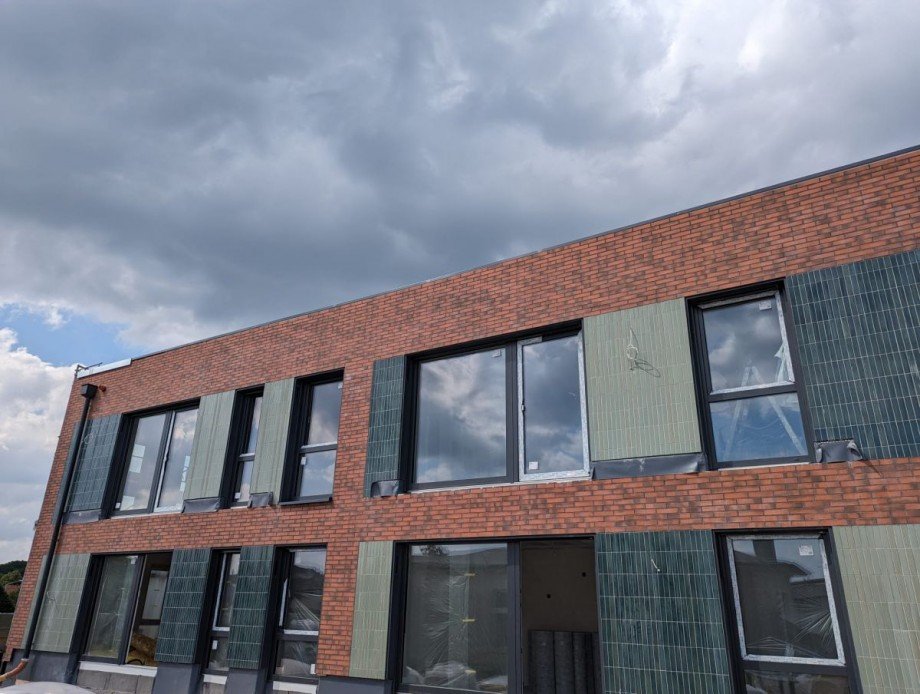 Hausansicht hinten Etagenwohnung Lingen